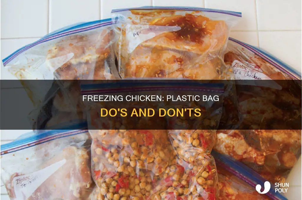 can i freeze chicken in a plastic bag