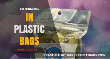 Freezing Dill: Plastic Bags, a Smart Storage Solution