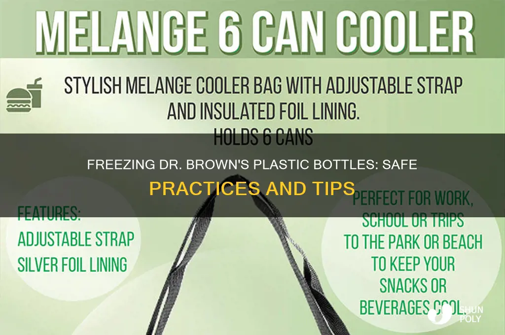 can i freeze dr brown plastic bottles