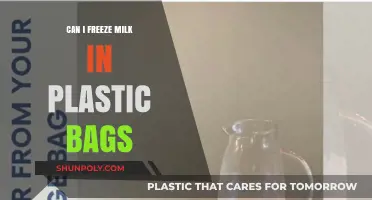Freezing Milk in Plastic Bags: Is it Possible?