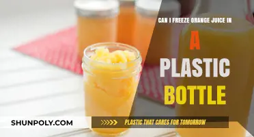 Freezing Orange Juice in Plastic Bottles: Tips and Best Practices