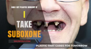 Suboxone and Plastic Surgery: What You Need to Know Before Going Under