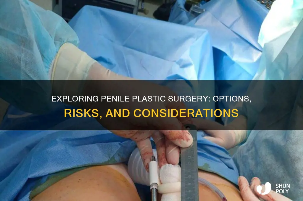 can i get plastic surgery on your penis