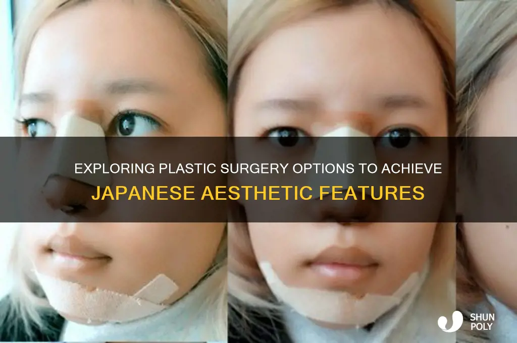 can i get plastic surgery to look japanese