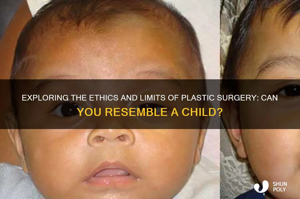 can i get plastic surgery to look like a child