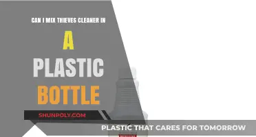 Mixing Thieves Cleaner in Plastic Bottles: Safe or Risky Practice?