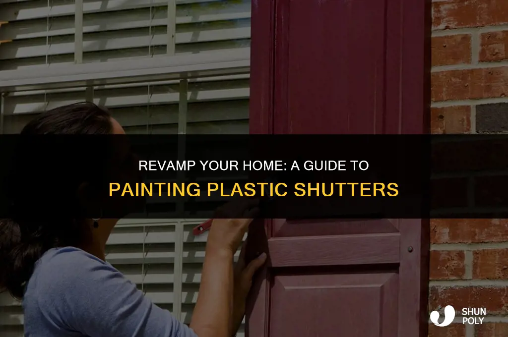 can i paint plastic shutters