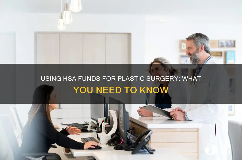 can i pay for plastic surgery with hsa
