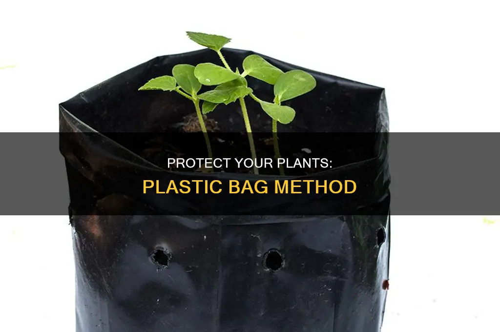 can i put a plastic bag over my plant