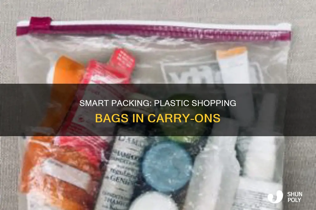 can i put a plastic shopping bag in carry on