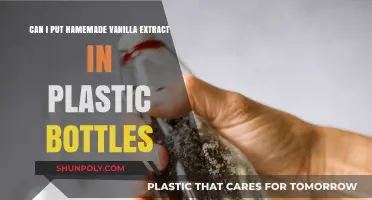 Storing Homemade Vanilla Extract: Plastic Bottles Safe or Not?