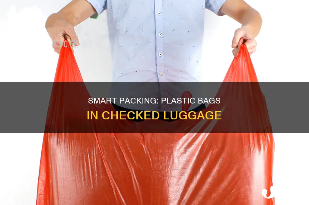 can i put items in plastic bags in my luggage