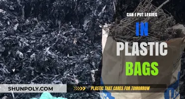 How to Dispose of Leaves: Plastic Bag Edition