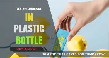 Can You Safely Store Lemon Juice in Plastic Bottles?