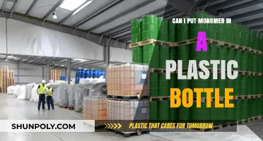 Storing Monomer Safely: Can Plastic Bottles Be Used?