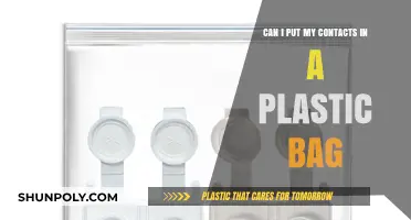 Travel Hack: Contacts Safe in Plastic Bags?