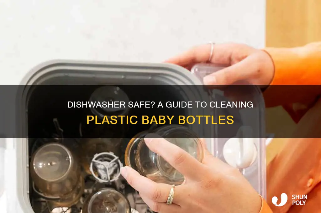 can i put plastic baby bottles in the dishwasher