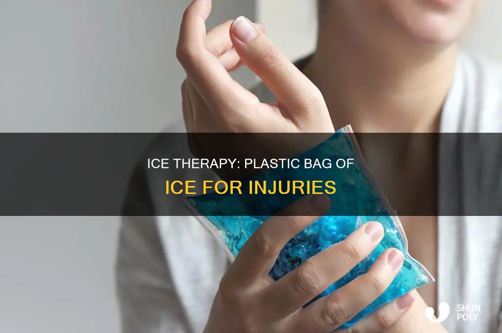 can i put plastic bag of ice on injury