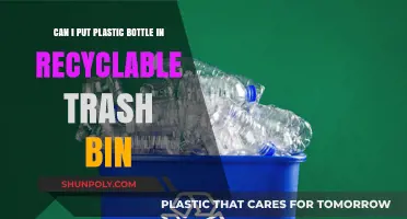Can Plastic Bottles Go in the Recyclable Trash Bin?