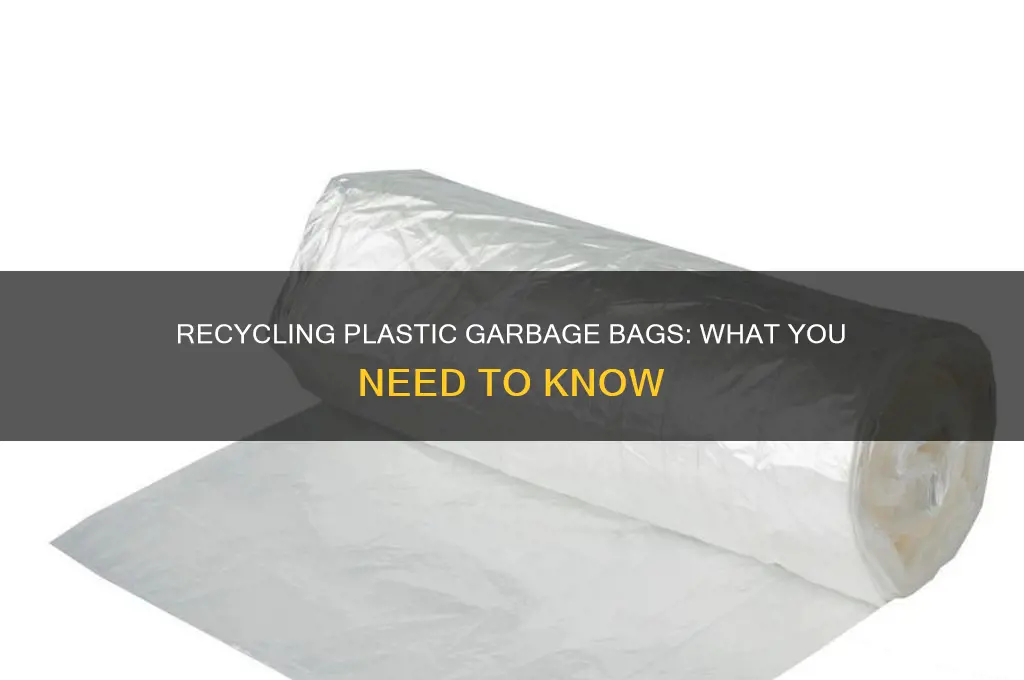 can i put plastic garabage bags in the recycle bin