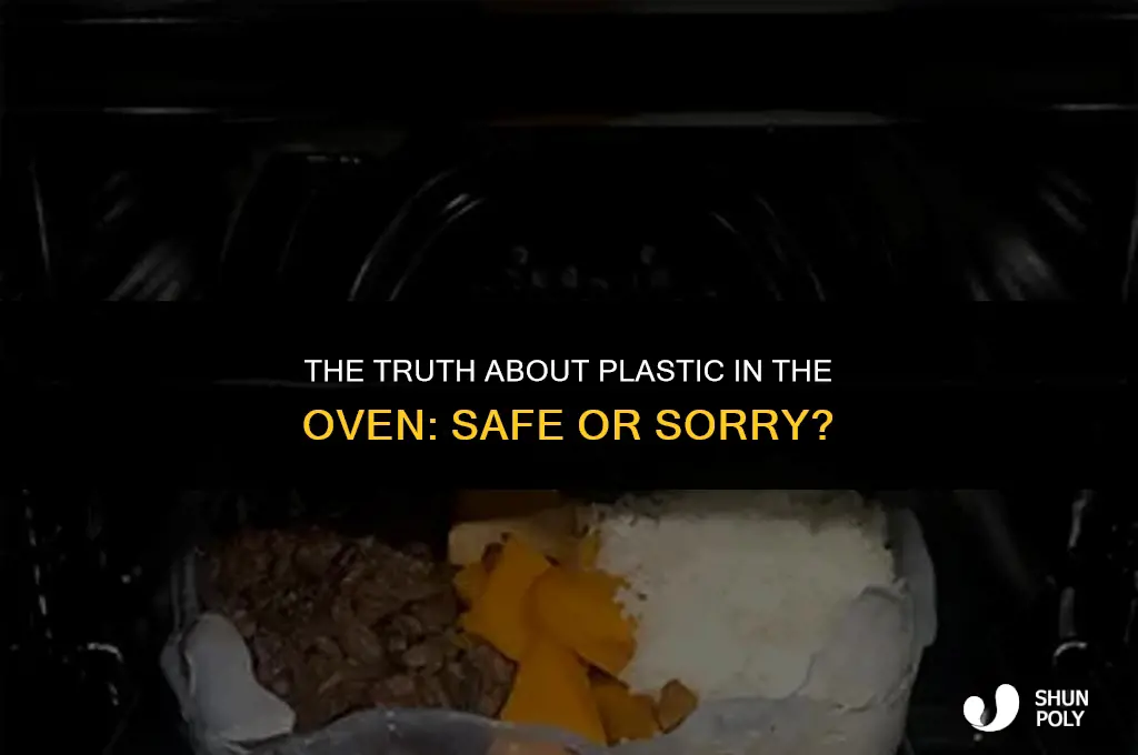 can i put plastic in the oven