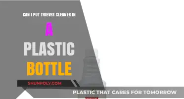 Using Thieves Cleaner in Plastic Bottles: Safe or Risky?