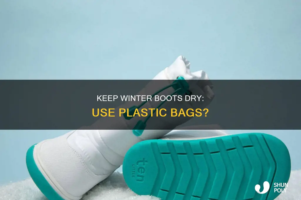 can i put winter boots in plastic bag