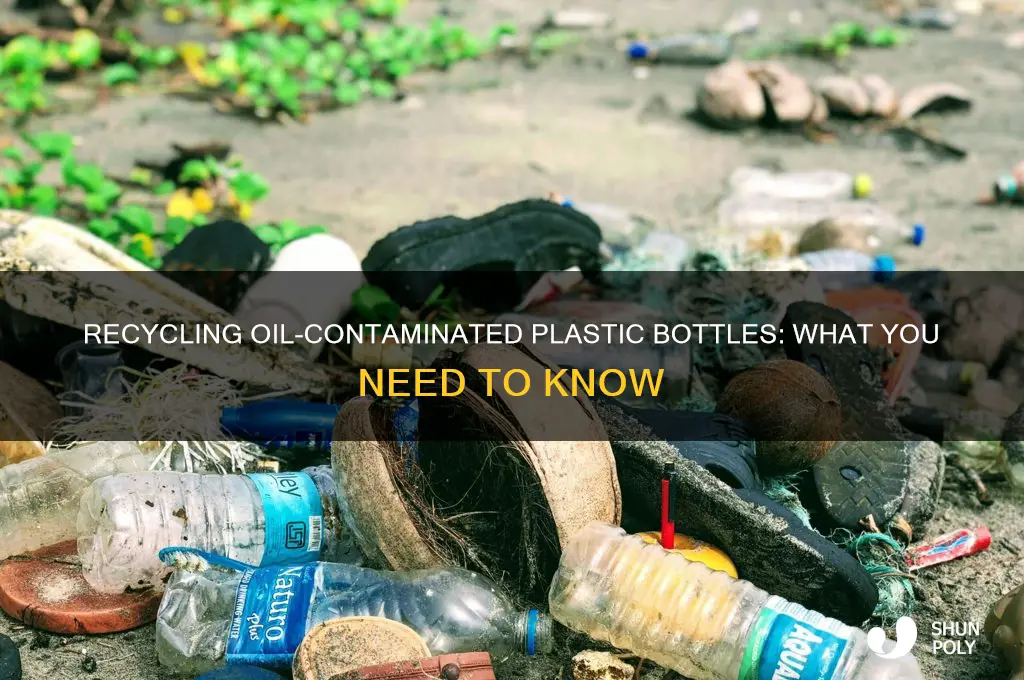 can i recycle a plastic bottle that once contained oil