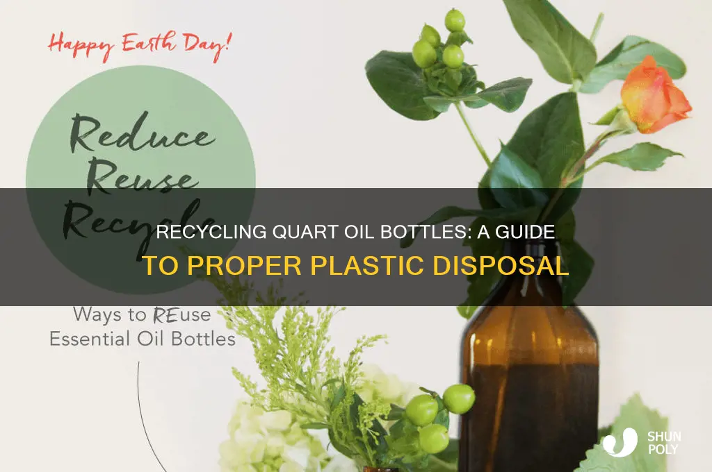 can i recycle quart oil 2 plastic bottles