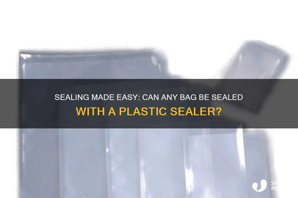 can i seal any bags with a plastic sealer