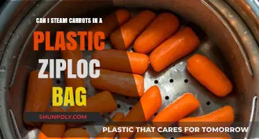 Steaming Carrots: Ziploc Bag Method