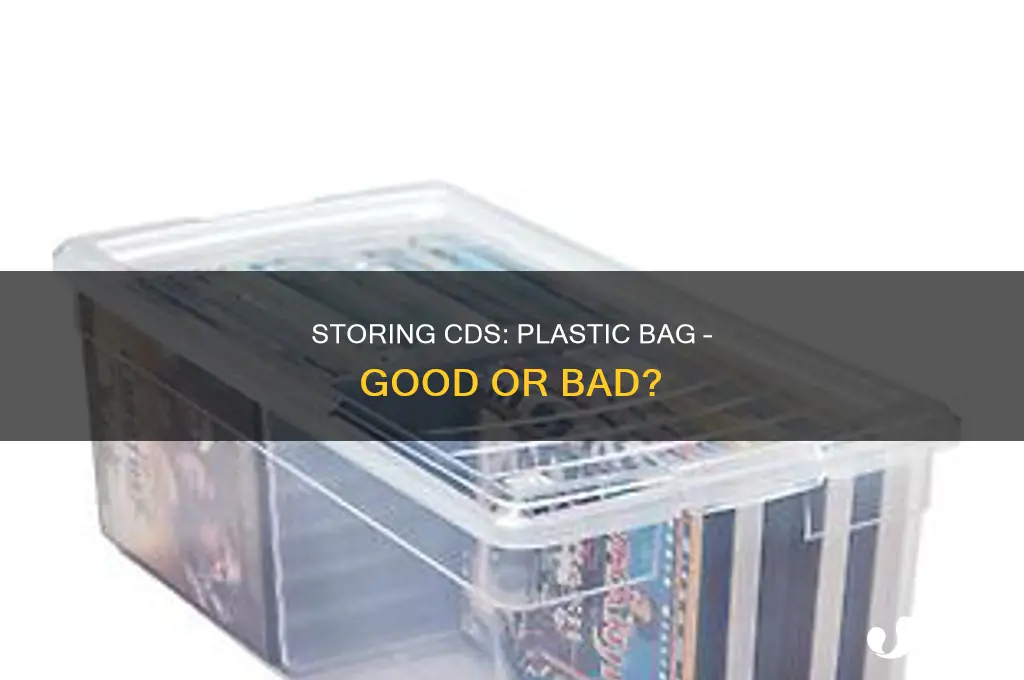 can i store a cd in a plastic bag