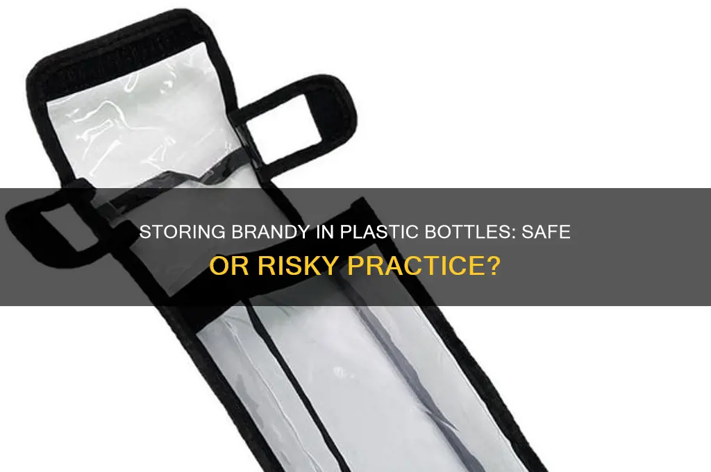 can i store brandy in a plastic bottle safely