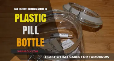 Storing Cannabis Seeds in Plastic Pill Bottles: Best Practices and Tips