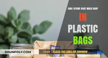 Goat Milk Soap: Plastic Storage?