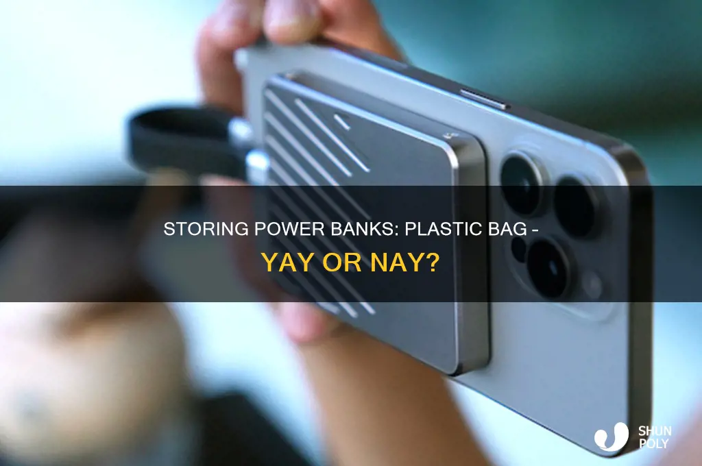 can i store my power bank in a plastic bag