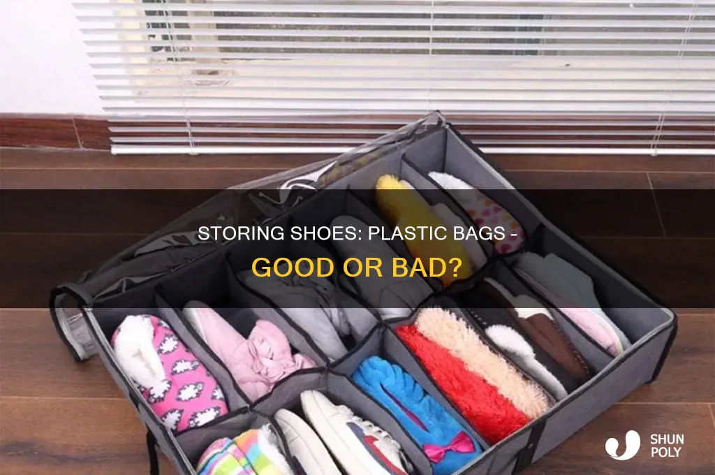 can i store my shoes in plastic bags