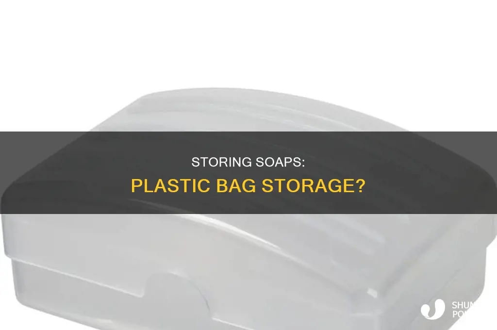 can i store my soaps in a plastic bag