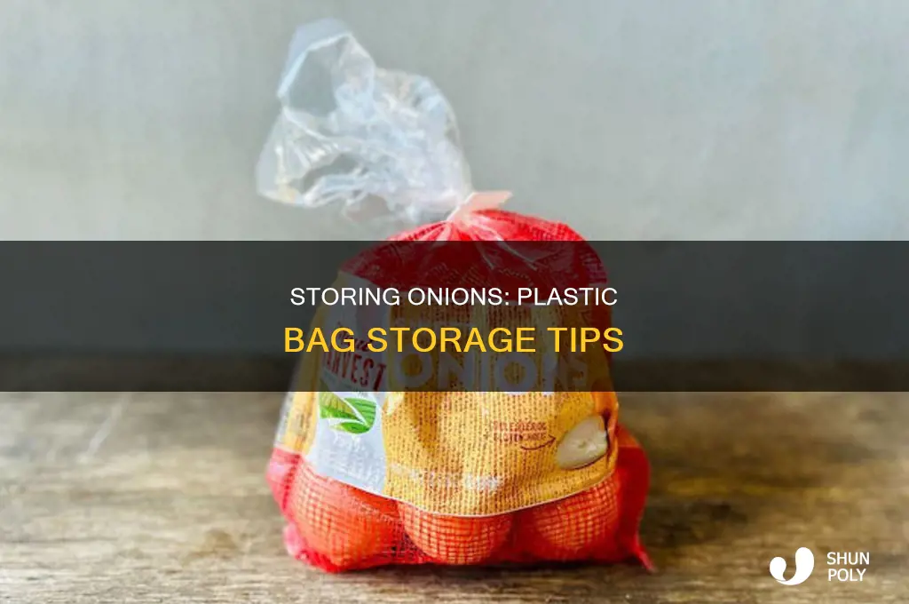 can i store onions in a plastic bag