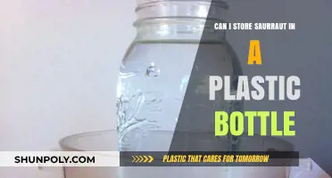 Storing Sauerkraut in Plastic Bottles: Safe or Risky Practice?