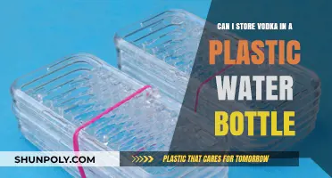 Storing Vodka in Plastic Water Bottles: Safe or Risky?