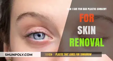 Can You Sue for Botched Skin Renewal Plastic Surgery?