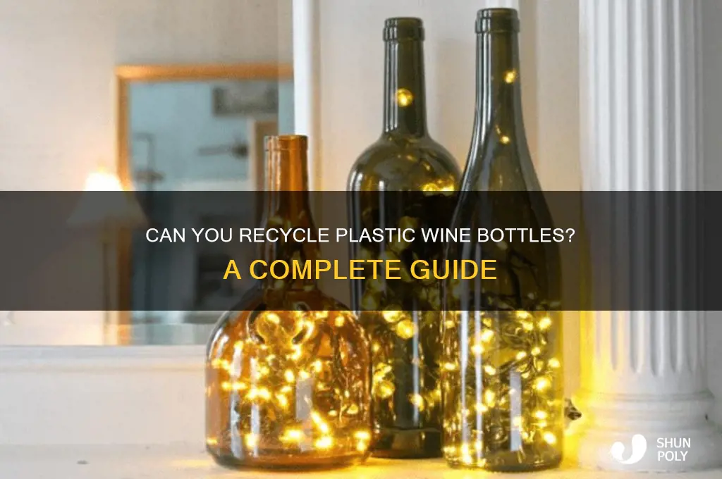 can i take plastic wine bottles