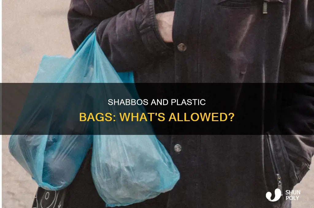 can i tear open a plastic bag open on shabbos