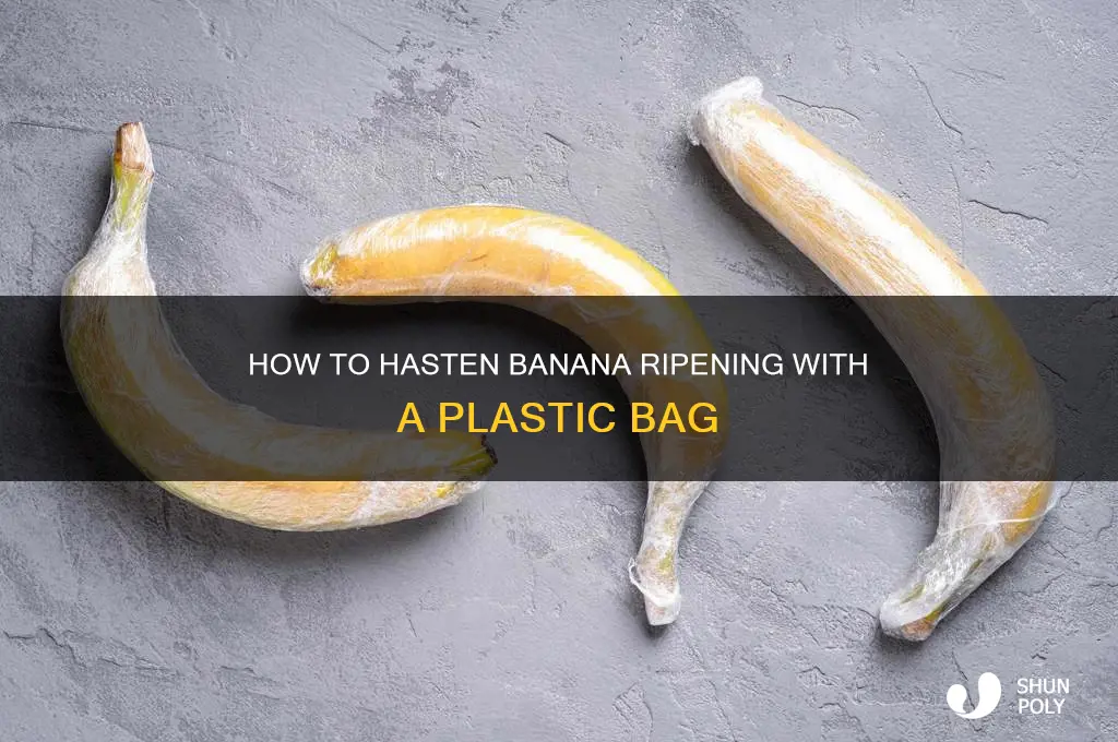 can i use a plastic bag to ripen green bananas