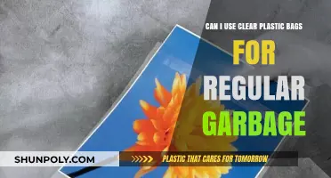 Clear Plastic Bags: Regular Garbage Solution?