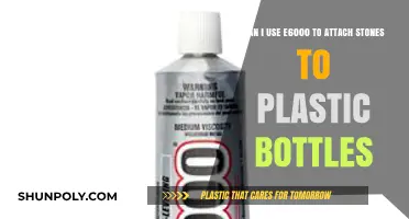 Using E6000 to Attach Stones to Plastic Bottles: A DIY Guide