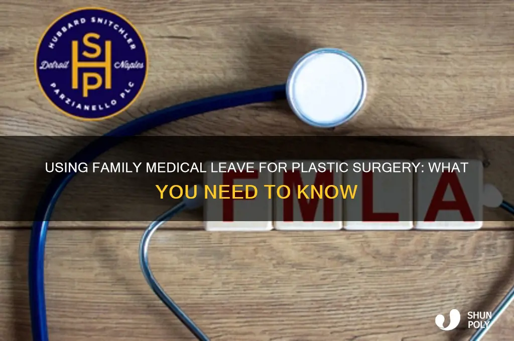 can i use family medical leave for plastic surgery