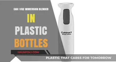 Using Immersion Blenders in Plastic Bottles: Safe or Risky?