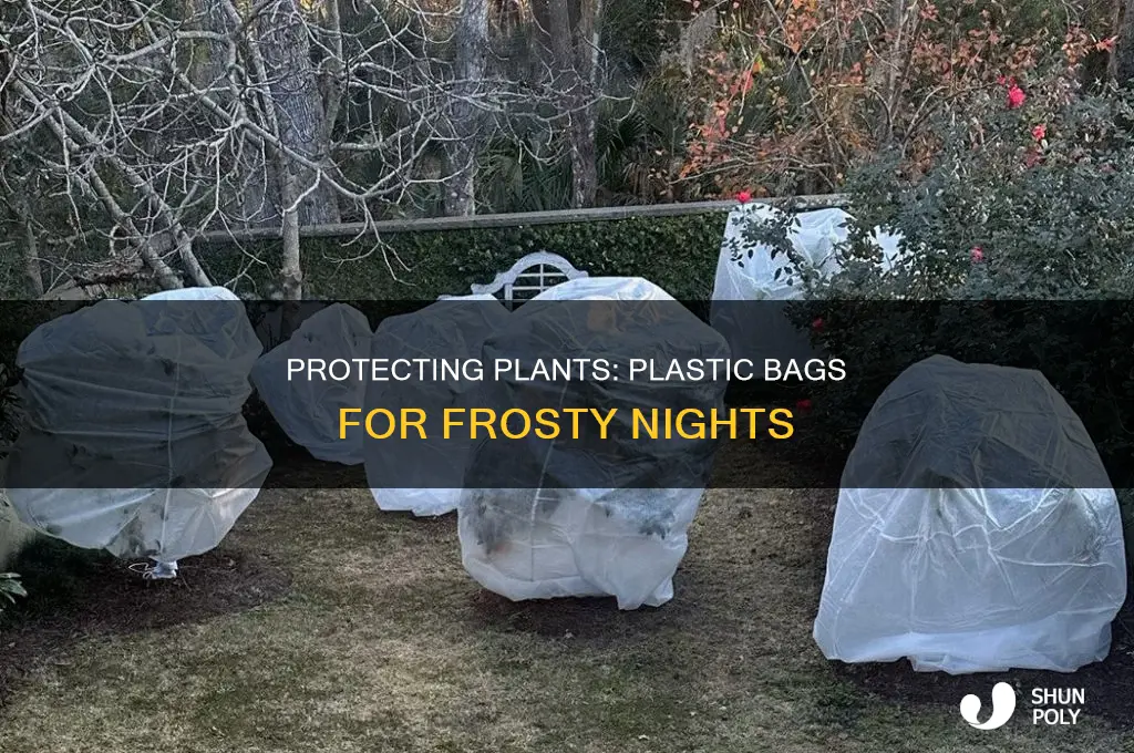 can i use plastic bags to cover plants from frost